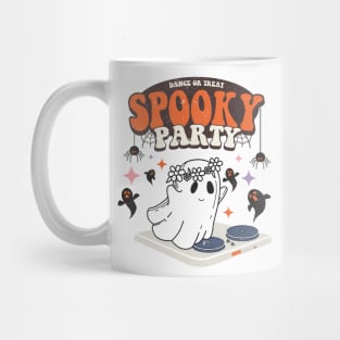 Ghostly Dance or Treat: Spooky Halloween Party Mug